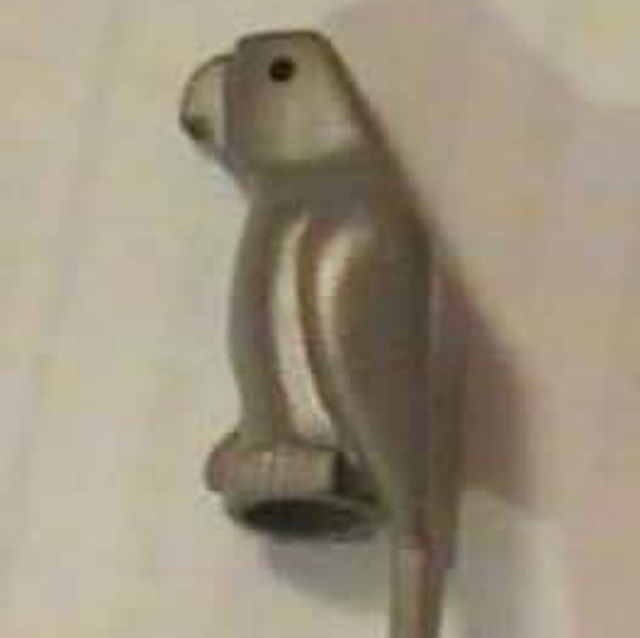 Lego Dark Gray Parrot Bird - Picture 2 of 4